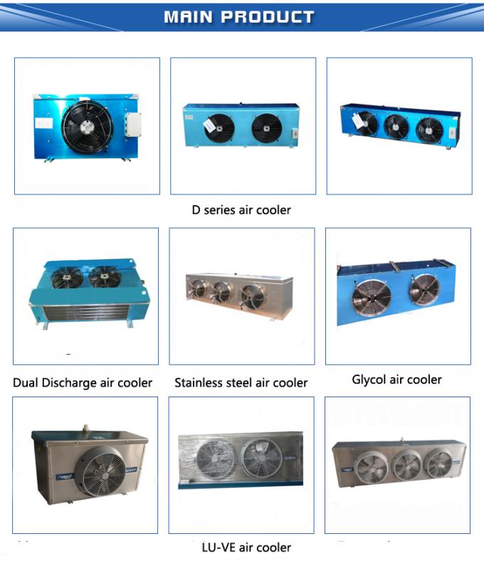 Πιστοποίηση SPAE053D CE Βιομηχανικός εξατμιστικός ψυκτικός με τρεις ανεμιστήρες για ψυχρό δωμάτιο 9