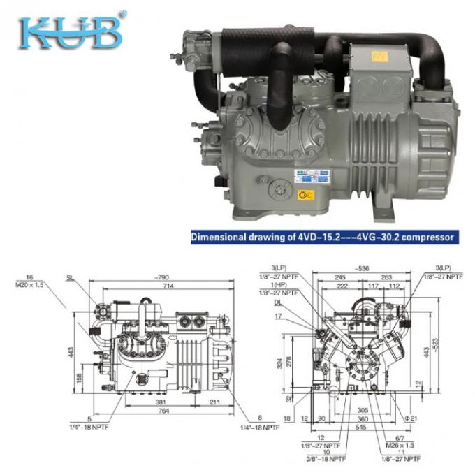 2HP έως 50HP Κατασκευασμένο στην Κίνα Υποστήριξη προσαρμοσμένου φθηνού συμπιεστή ψύξης ψυκτικού θαλάμου Ημικλειστός εμβολοφόρος συμπιεστής, συμπιεστής ψυκτικού θαλάμου, σύστημα ψυκτικού θαλάμου, βιομηχανικός ψυκτικός θάλαμος 8