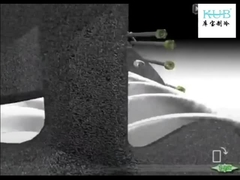 Η ψυκτική ουσία επιδεικνύεται μέσα στο συμπιεστή