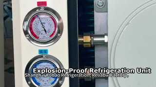 KUB1000 ZB58KQE Βιομηχανική μονάδα ψύξης με αντιεκρηκτική προστασία | Air Cooled Box Chiller με διπλό ανεμιστήρα