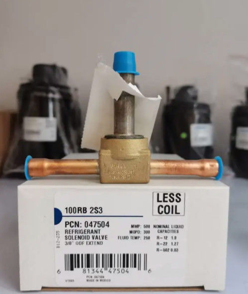 Υψηλής ποιότητας 100RB 2S3 αμφίδρομη βαλβίδα σολενοειδούς κανονικά κλειστή βαλβίδα σολενοειδούς ψυκτικό r22 βαλβίδα σολενοειδής/βαλβίδα σολενοειδής ψύξη 15 bar