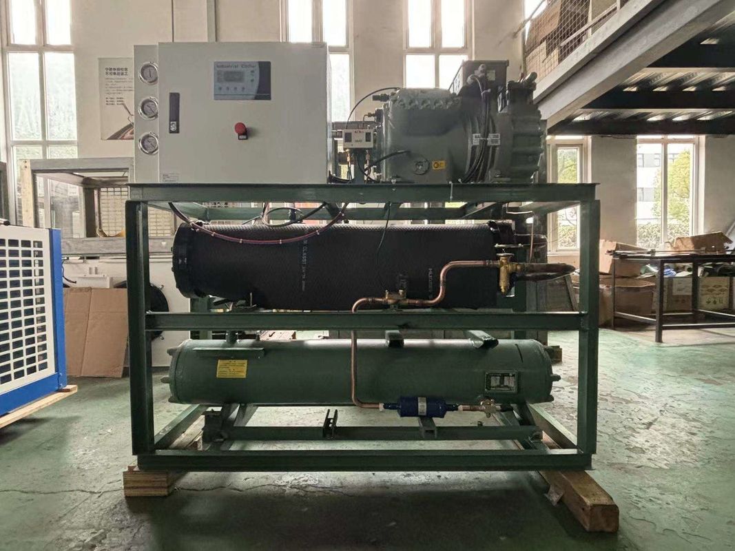 4VG-30.2 βιομηχανικός ψυκτικός συμπυκνωτής 30HP Κέλυφος και σωλήνας εξατμιστήρας ψύξης νερού ψυκτικοί νεροψυκτικοί ψυκτικοί