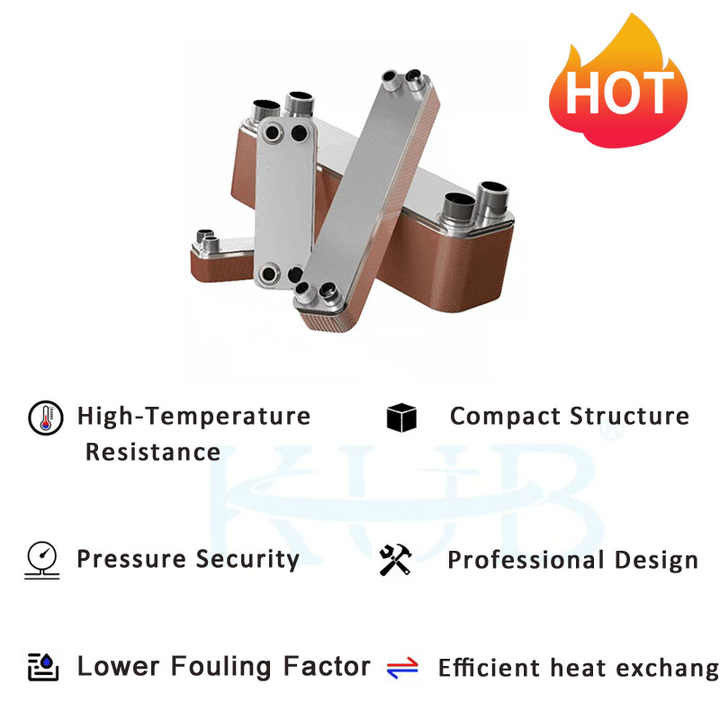 Β3-50-48D Φθηνή τιμή 10HP θερμομικρατήρας εξατμιστής Χαλκού / ανοξείδωτου χάλυβα 304/316 Φυτοποιημένη πλάκα θερμομικρατήρα κατασκευαστής