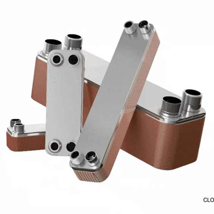 B3-26-34D Ατσάλι 304/316 Ζυγισμένος εναλλάκτης θερμότητας 1HP έως 6HP OEM BPHE Τύπος πλάκας Βιομηχανικός εναλλάκτης θερμότητας για ψυγείο