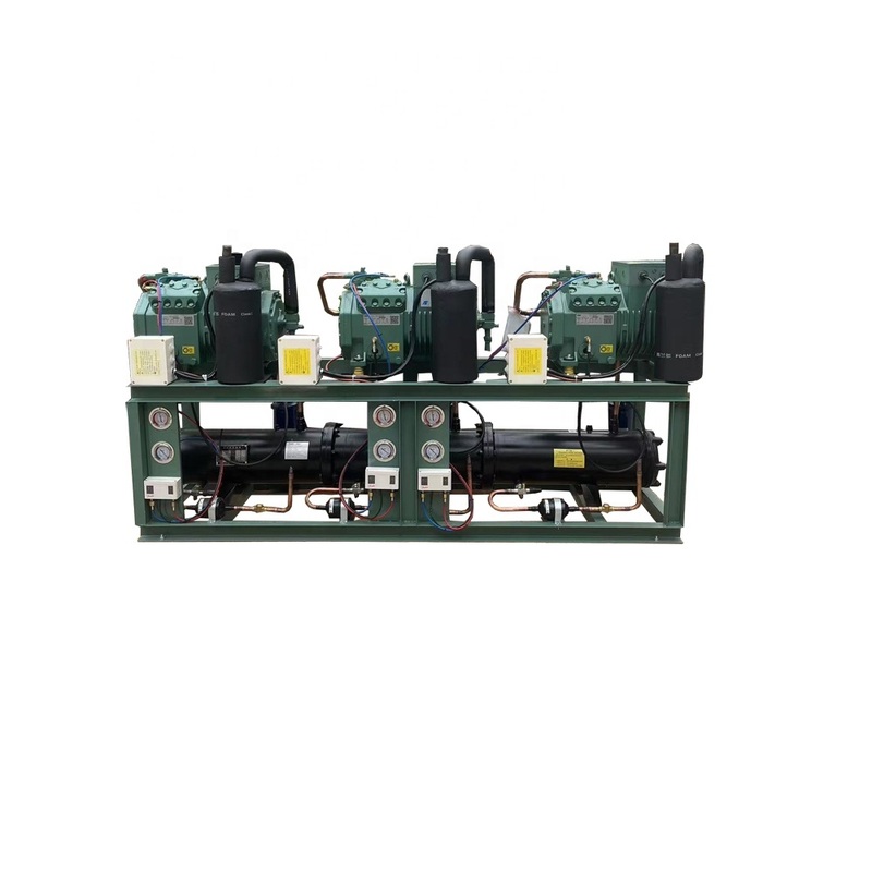 Συμπυκνωτής 10HP Ενότητα συμπύκνωσης ψύξης νερού με 380V 3PH 50Hz και 1 έτος εγγύηση