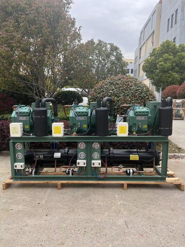 Συμπυκνωτής 10HP Ενότητα συμπύκνωσης ψύξης νερού με 380V 3PH 50Hz και 1 έτος εγγύηση