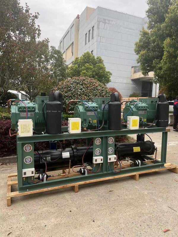 10HP*3 ίππους Ενότητα συμπύκνωσης ψύξης νερού με 380V 3PH 50Hz και 1 έτος εγγύηση