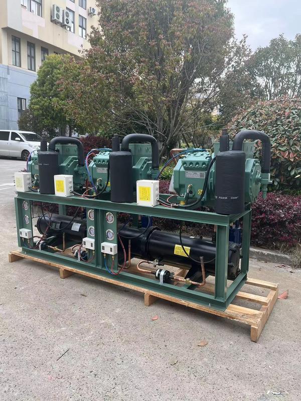 10HP*3 ίππους Ενότητα συμπύκνωσης ψύξης νερού με 380V 3PH 50Hz και 1 έτος εγγύηση