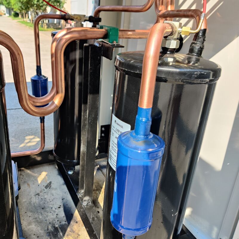 40HP ψυγείο με ψύξη αέρα με συμπιεστή Copeland και ψυκτικό R404A για βιομηχανική ψύξη