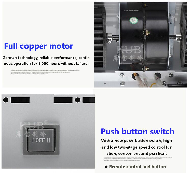 FM125-1200 Ανθεκτικός Υψηλής Ποιότητας Αερόθερμο Κουρτίνας Αέρα Ψύκτης Αέρα για Παράθυρο Πόρτα Εμπορικός Τηλεχειρισμός Κλιματιστικό Εύκολο στη Χρήση