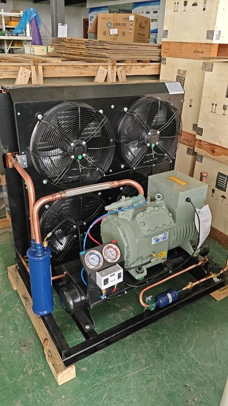 KUB FNH4-120 Mini Air Cooled Condenser 380V Χάλκινος Σωλήνας Αλουμινένιο Πτερύγιο Νέα Βιομηχανική Μονάδα Ψύξης Πολλαπλών Ψυκτικών