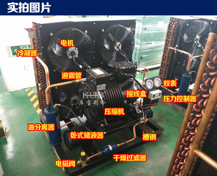 BFS81 Reliable Cold Room Semi-hermetic Compressor Condensing Unit Cold Storage Refrigeration Unit Easy to Operate