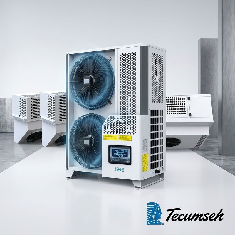 Ultra Quiet Μικρή μονάδα συμπύκνωσης 48dB 1,5HP Hermetic Scroll R134a Έπιπλο προβολής σούπερ μάρκετ Ψύξη καταστήματος