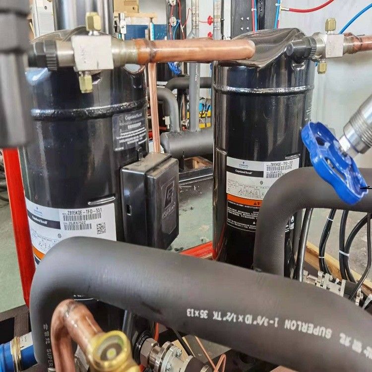 KBVA-130*2L ZFI59KQE Ψυχρό δωμάτιο κρυογονική μονάδα συσσωρευτής κυλίνδρου παράλληλη μονάδα ψύξης μονάδα