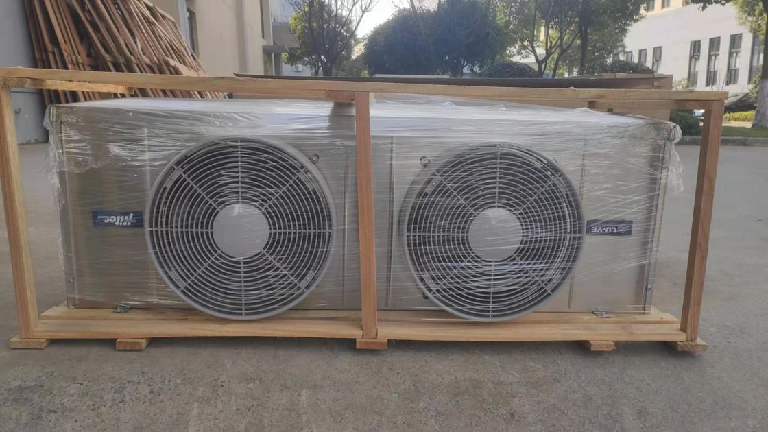 ο αέρας δρόσισε τον εξατμιστήρα χαμηλής θερμοκρασίας ανοξείδωτου εξατμιστήρων S2HC38E65 220V για την κρύα αποθήκευση κρύων δωματίων