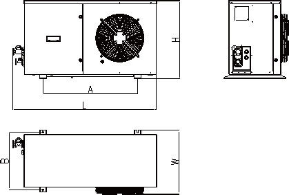 R404A ερμητικός τύπος 1700m3/H παραθύρων μονάδων ψύξης συμπυκνώνοντας